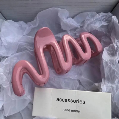 Μοντέρνα κλιπ Clip Crab Hair Clips INS Γυναικεία φουρκέτα πίσω από το κεφάλι 2023 Νέα ματ μεγάλη καρφίτσα καρχαρία καρφίτσες μαλλιών για γυναίκες