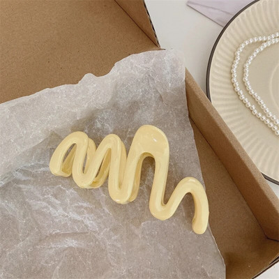 Μοντέρνα κλιπ Clip Crab Hair Clips INS Γυναικεία φουρκέτα πίσω από το κεφάλι 2023 Νέα ματ μεγάλη καρφίτσα καρχαρία καρφίτσες μαλλιών για γυναίκες