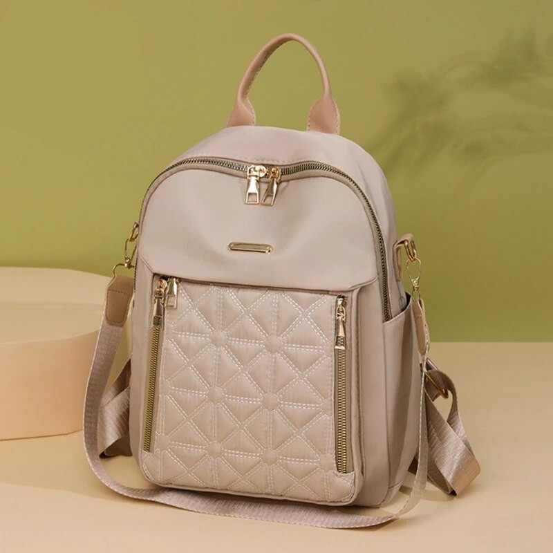 Viegla pretaizdzīšanas ceļojumu mugursoma Lielas ietilpības klēpjdatora soma Jauna ūdensizturīga mugursoma sieviešu plecu soma