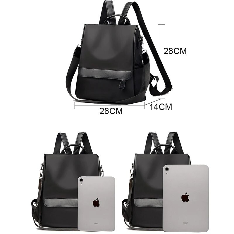 Sieviešu modes pretaizdzīšanas mugursoma 2023. gada augstas kvalitātes ikdienišķa mugursoma plecu somas Luksusa dizainera ūdeni atgrūdoša grāmatu soma Mochilas