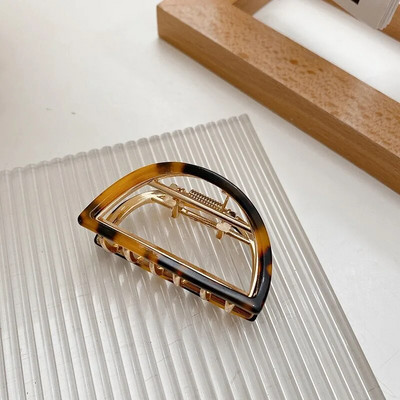 Muweordy 2023 Acetate Hair Claw Semicircular Hair Clip Trendy Hair Clips Vintage Hair Claws Κορεατικά αξεσουάρ μαλλιών για γυναίκες