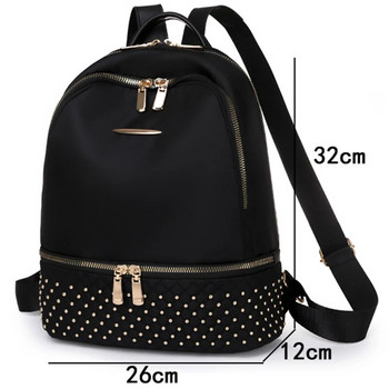 2023 Νέα μεγάλης χωρητικότητας γυναικεία σχολική τσάντα πλάτης Ρετρό υφασμάτινη τσάντα πλάτης Oxford Δημοφιλή αντικλεπτική τσάντα ώμου πολλαπλών τσέπης