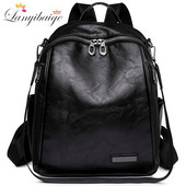 Fashion Soft δερμάτινο σακίδιο πλάτης Luxury Designer Αντικλεπτική γυναικεία τσάντα ταξιδιού 2023 Τσάντα ώμου μεγάλης χωρητικότητας Mochilas