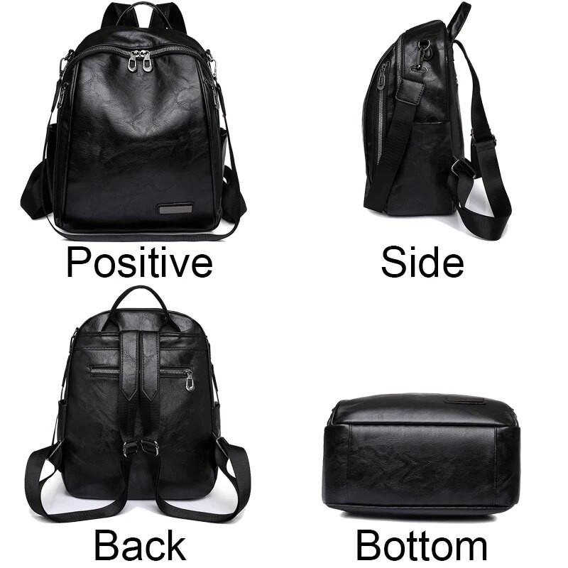 Modes mīkstas ādas mugursoma Luksusa dizaineru pretaizdzīšanas sieviešu ceļojumu soma 2023 Lielas ietilpības rokassoma plecu somas Mochilas