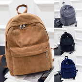 New Trend Teenage Backpack Fashion Women Corduroy Backpack College School Bagpack Τσάντες ώμου ταξιδιού για έφηβες 2023