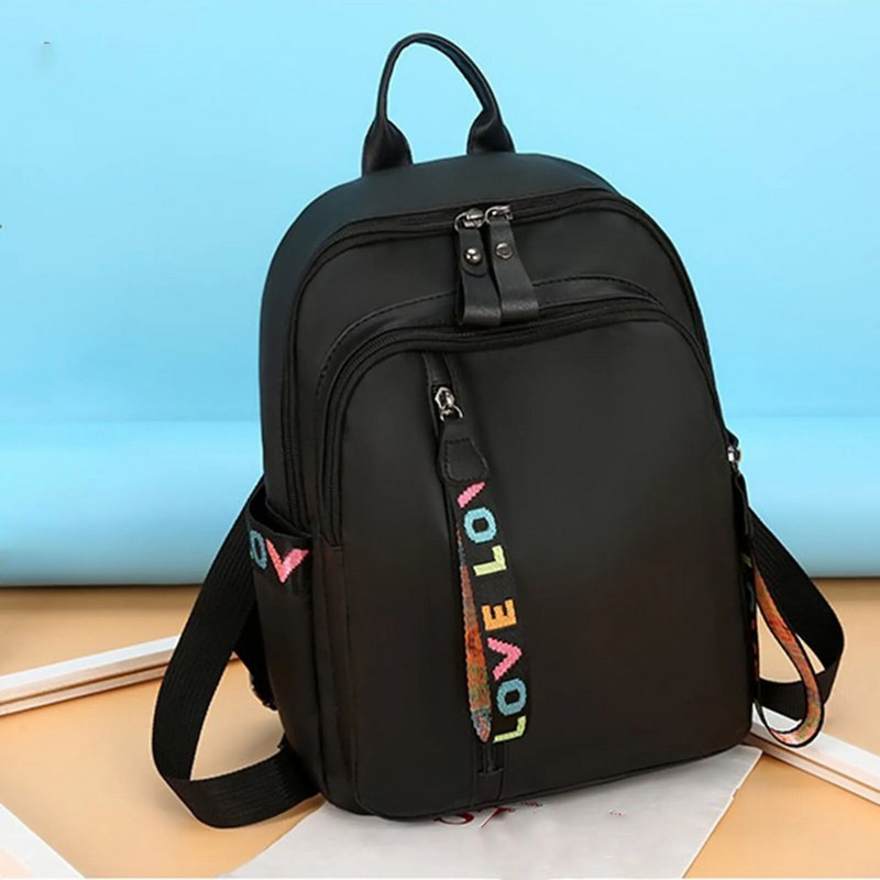 Modes skolas soma, ūdensnecaurlaidīga pretaizdzīšanas izturīga Oksfordas auduma vieglas regulējamas siksnas pusaudžu studentu mugursomai