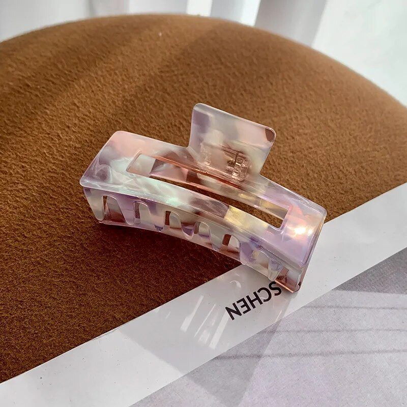 Muweordy acetāta matu spīles Modernas matu sprādzes lielas spīles Vintage korejiešu modes matu sprādzes matu aksesuāri sievietēm