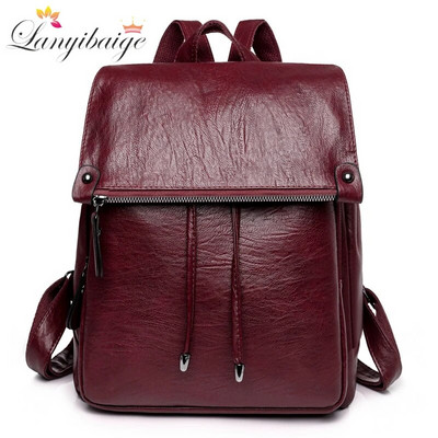 Brand Vintage Backpack 2023 Fashion pretaizdzīšanas rokassoma Lielas ietilpības ceļojumu soma Luksusa dizaineru ikdienas vāki plecu somas