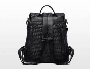 Нова модна дизайнерска раница Дамски луксозни кожени чанти за през рамо Ученическа чанта за тетрадка с голям капацитет Пътна чанта против кражба