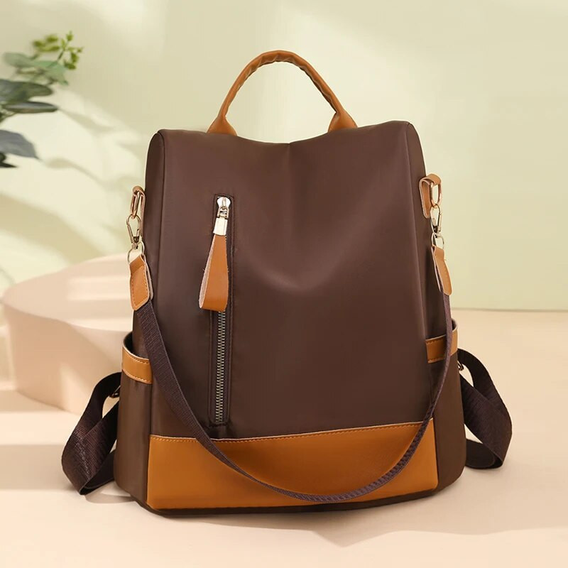 Pretaizdzīšanas mugursoma sieviešu mugursomas 2023. gada modes daudzfunkcionāla ceļojumu mugursoma, ūdensizturīga liela ietilpības soma, sieviešu skolas soma