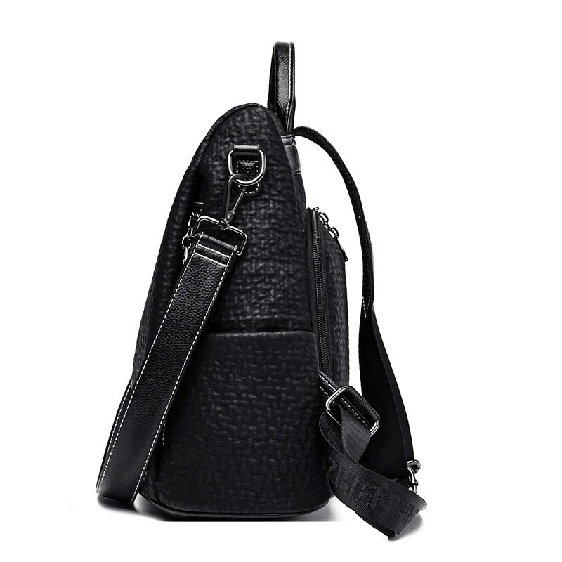 2023. gada pretaizdzīšanas ādas sieviešu mugursoma Modes pretaizdzīšanas sieviešu mugursomas Drukas skolas soma Augstas kvalitātes lielas ietilpības mugursoma