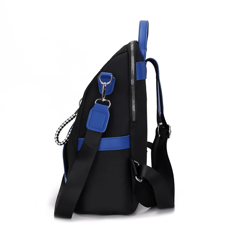 Jauna ūdensnecaurlaidīga sieviešu mugursoma soma neilona pretaizdzīšanas mugursoma viegla plecu soma kabrioleta sieviešu modes ikdienas ikdienas soma