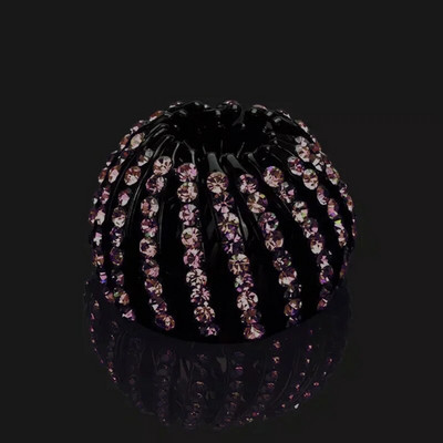 Moda femei coc cristal gheare coada-cal catarama clema de par cuib de pasare accesorii de par extinse coada de cal pentru femeie