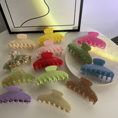 Muweordy Vintage Glitter Hair Clip Acetate Hair Claw Bath Barrette Hair Claw Clips Μοντέρνα κλιπ μαλλιών Αξεσουάρ μαλλιών για γυναίκες
