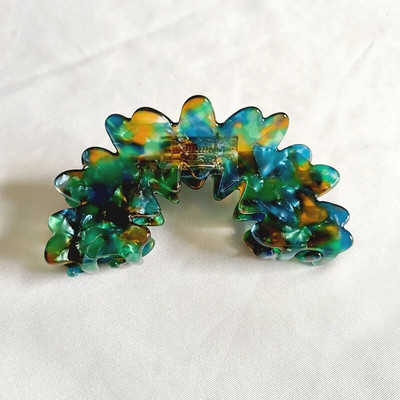 HANGZHI Flower Hollow Geometric Acetate Color Shark Hair Claw Γυναικεία κορίτσια 2022 Springs Νέα Μοντέρνα αξεσουάρ κεφαλής κλιπ μαλλιών