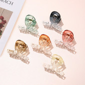 Μοντέρνο ντεγκραντέ Mini Shark Hair Claw Clip Μαύρα μικρά κλιπ μαλλιών από καβούρια για γυναικεία κορίτσια Γυναικεία αξεσουάρ μαλλιών