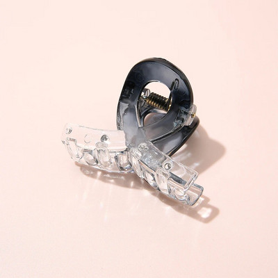 Μοντέρνο ντεγκραντέ Mini Shark Hair Claw Clip Μαύρα μικρά κλιπ μαλλιών από καβούρια για γυναικεία κορίτσια Γυναικεία αξεσουάρ μαλλιών