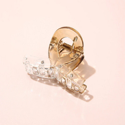 Μοντέρνο ντεγκραντέ Mini Shark Hair Claw Clip Μαύρα μικρά κλιπ μαλλιών από καβούρια για γυναικεία κορίτσια Γυναικεία αξεσουάρ μαλλιών