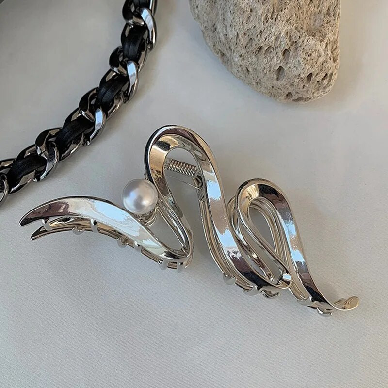 2023. gada jauna modes metāla ģeometriskā matu sprādze. Modernas matu sprādzes Matu sprādzes Matu sprādzes Ballīšu matu aksesuāri Sieviešu galvassegas