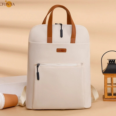 CFUN YA 2023 Нова гореща дамска раница Дизайнерски прости модни студентски раници 13,3" чанта за лаптоп Дамска чанта за рамо против кражба