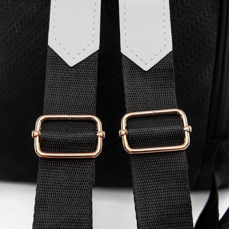 Sieviešu retro mugursoma, liela ietilpība pretaizdzīšanas mugursoma ar vairākām kabatām PU ādas sieviešu darba āra soma