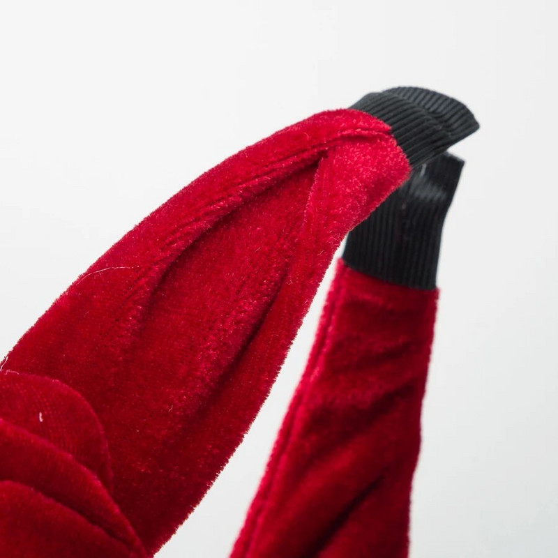 Korejas versijas daudzslāņu zelta samta ziedu matu stīpa modernai sieviešu temperamenta un augstākās klases galvas saitei