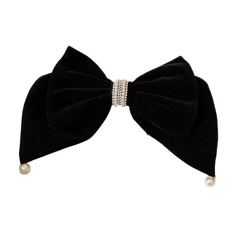 Moderni salda samta daudzslāņu liela loka matu sprādzes sievietēm Luksusa pērļu matu sprādzes Galvassegas Meiteņu matu aksesuāri Dāvanas