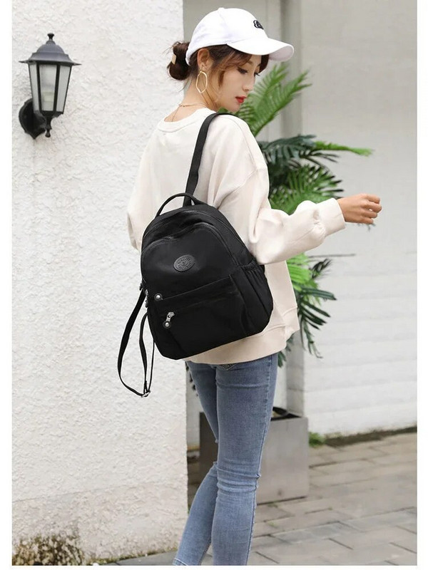 Sieviešu mugursoma, liela ietilpība, daudzpusīga mugursoma viegla ceļojumu soma, soma Grāmata mini mugursoma sieviešu mugursoma skolas somas