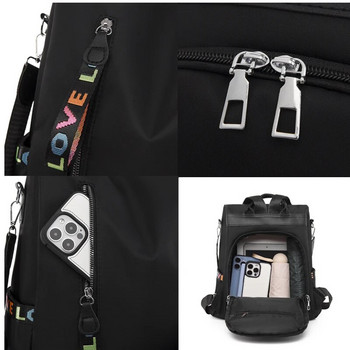 Модна висококачествена оксфордска раница против кражба Дамска чанта за през рамо Ученическа чанта с голям капацитет Ежедневна водоустойчива чанта за пътуване