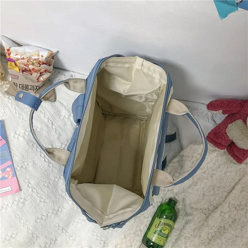 Dāma jauks ūdensnecaurlaidīgs klēpjdators sieviešu mugursoma Kawaii skolas somas meitenēm ceļojumi moderna mugursoma Mode studentu rokassoma koledža