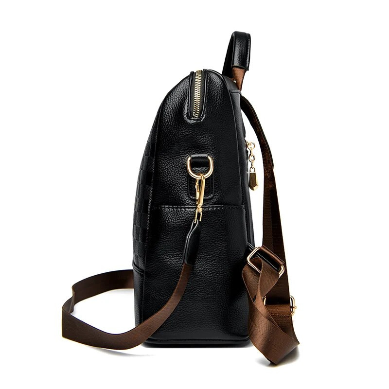Pretaizdzīšanas ādas mugursoma sievietēm vintage plecu soma sievietēm lielas ietilpības ceļojumu mugursoma skolas somas meitenēm mochila feminina