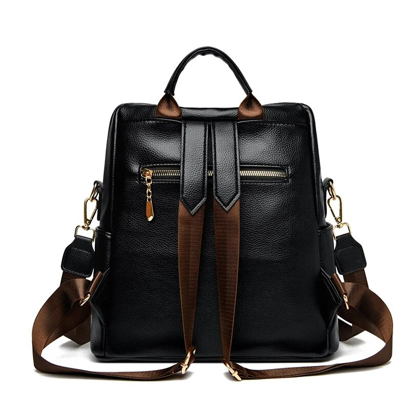 Pretaizdzīšanas ādas mugursoma sievietēm vintage plecu soma sievietēm lielas ietilpības ceļojumu mugursoma skolas somas meitenēm mochila feminina