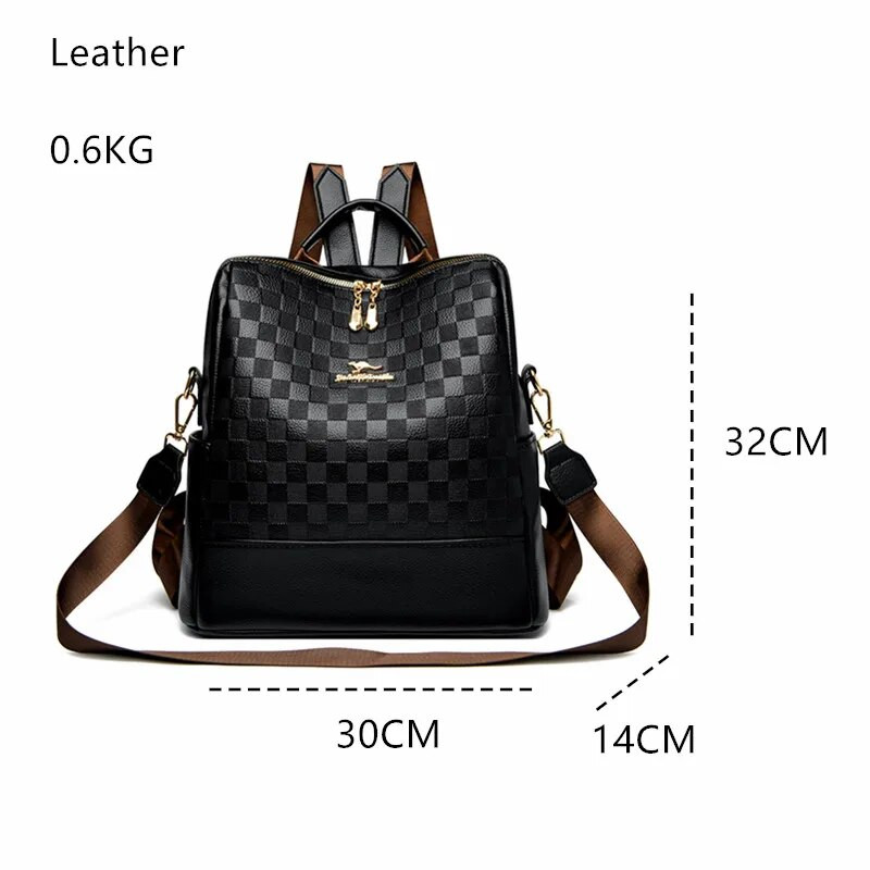 Pretaizdzīšanas ādas mugursoma sievietēm vintage plecu soma sievietēm lielas ietilpības ceļojumu mugursoma skolas somas meitenēm mochila feminina