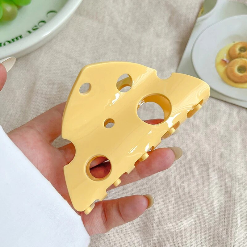 Dzeltenas dobas siera trīsstūra formas akrila plastmasas matu sprādzes nags sievietēm, meitenēm, modernas, matu aksesuāri, rīks 2023. g.