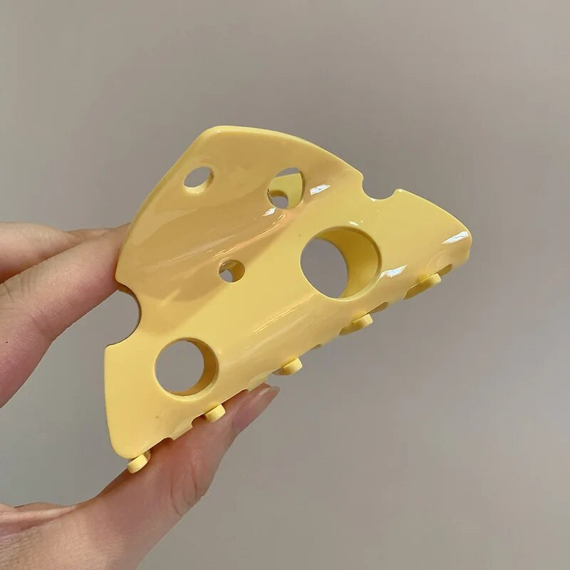 Dzeltenas dobas siera trīsstūra formas akrila plastmasas matu sprādzes nags sievietēm, meitenēm, modernas, matu aksesuāri, rīks 2023. g.