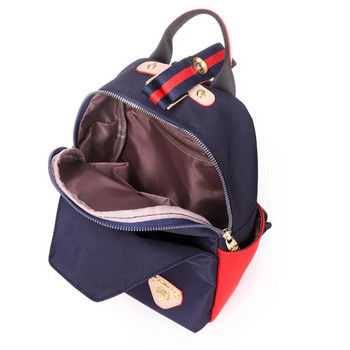TRAVEASY Оксфорд Панелирани дамски раници против кражба Малки училищни чанти Дамска колежска раница за пътуване през рамо Лека, елегантна