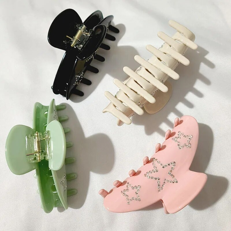 Elegantas saldās kalnu strēles zvaigznes Pentagram matu spīles sievietēm matu aksesuāri Izsmalcināti matu saspraudes korejiešu modes rotaslietas