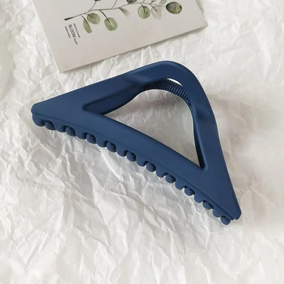 Fashion Hair Claws Clip Απλή ματ τριγωνική γυναικεία φουρκέτα Μονόχρωμα κλιπ κεφαλής Νέα μοντέρνα κομψά αξεσουάρ μαλλιών