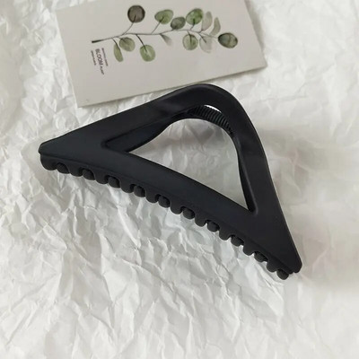 Fashion Hair Claws Clip Απλή ματ τριγωνική γυναικεία φουρκέτα Μονόχρωμα κλιπ κεφαλής Νέα μοντέρνα κομψά αξεσουάρ μαλλιών