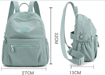 Γυναικεία αδιάβροχη νάιλον σακίδιο πλάτης μόδας Γυναικεία τσάντα ώμου Youth Vitality Style Πολυλειτουργική σχολική τσάντα ταξιδιού