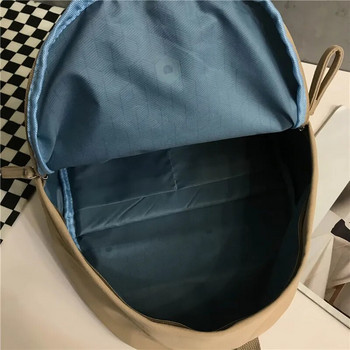 μονόχρωμο σακίδιο πλάτης καμβά σακίδιο πλάτης αντικλεπτική τσάντα ώμου εφηβικό σχολικό σακίδιο πλάτης γυναικείο απλό σακίδιο μεγάλης χωρητικότητας