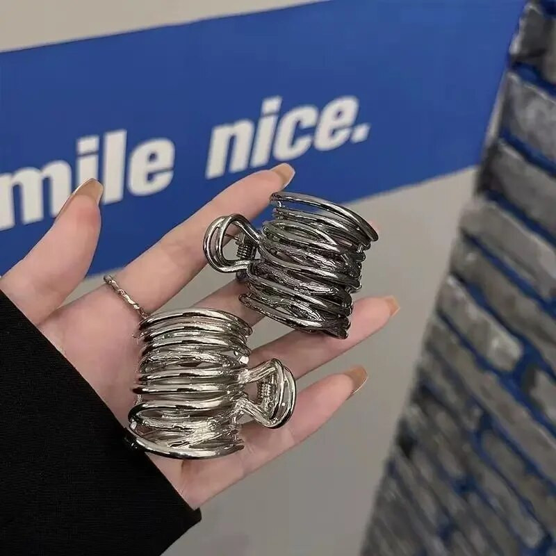 Sieviešu saspraude ar augstu zirgaste Mods Metāla matu spīles, meiteņu skavas, fiksētas matu sprādzes, matu sprādzes, matu aksesuāri, galvassegas