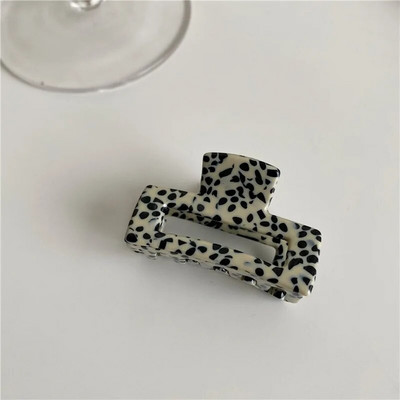 Νέο Κορεάτικο Vintage Leopard Print Γυναικεία αξεσουάρ μαλλιών Υψηλής ποιότητας ακρυλικό γεωμετρικό κλιπ μαλλιών για κορίτσια