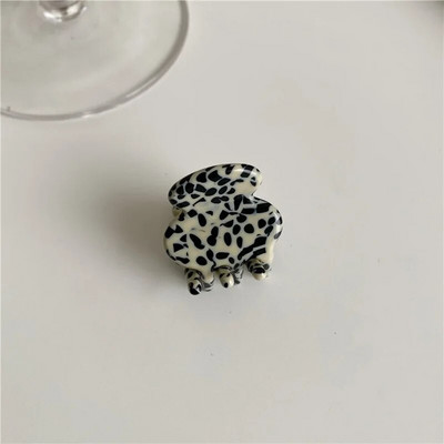 Νέο Κορεάτικο Vintage Leopard Print Γυναικεία αξεσουάρ μαλλιών Υψηλής ποιότητας ακρυλικό γεωμετρικό κλιπ μαλλιών για κορίτσια