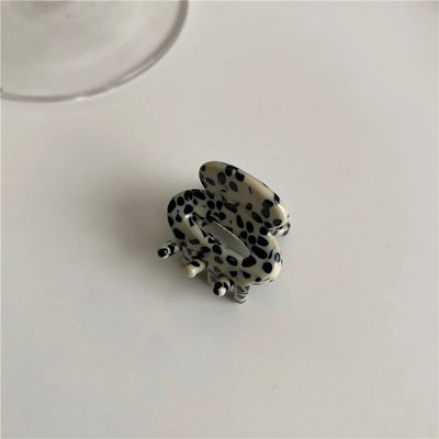 Νέο Κορεάτικο Vintage Leopard Print Γυναικεία αξεσουάρ μαλλιών Υψηλής ποιότητας ακρυλικό γεωμετρικό κλιπ μαλλιών για κορίτσια