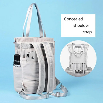 Μόδα γυναικεία τσάντα ώμου για φορητό υπολογιστή Αδιάβροχη υφασμάτινη τσάντα φορητού υπολογιστή Oxford 15,6 ιντσών Σχολική τσάντα πλάτης για φορητό υπολογιστή