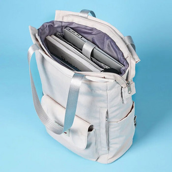 Μόδα γυναικεία τσάντα ώμου για φορητό υπολογιστή Αδιάβροχη υφασμάτινη τσάντα φορητού υπολογιστή Oxford 15,6 ιντσών Σχολική τσάντα πλάτης για φορητό υπολογιστή