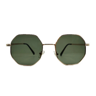 Ochelari de soare din metal Polygon Rama vintage pentru femei Ochelari de soare Bărbați Ochelari de soare cu design de marcă de lux Ochelari de soare pentru femei Oglindă Gafas De Sol Uv400
