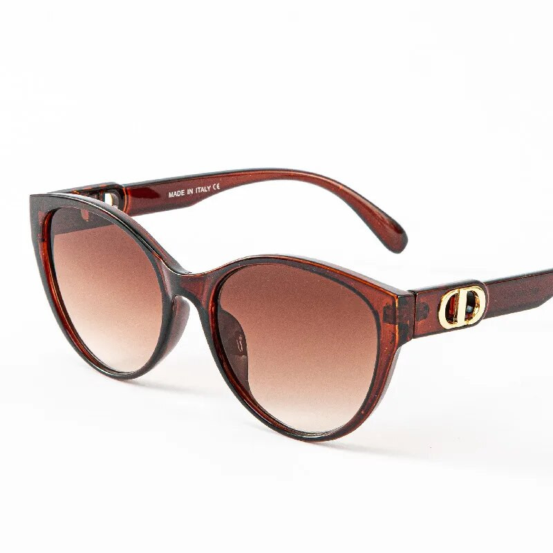 Cat Eye Luksuslikud päikeseprillid Naiste D Brändi Disainer Moe Unisex Kvaliteetsed Kandilised päikeseprillid Naistele Naiste Prillid UV400