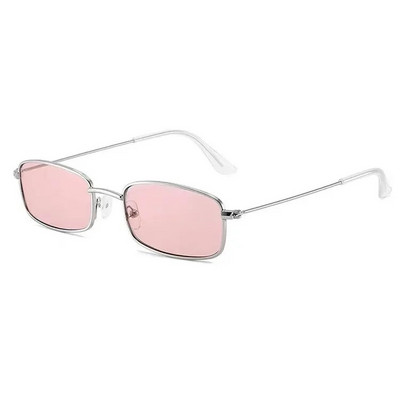 Ochelari de soare pătrați cu inimă de culoare roz, ochelari de soare de culoare jeleu, nuanțe de protecție UV400, decorațiuni pentru petrecerea de vară, ochelari pentru femei